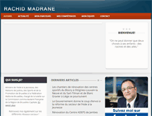 Tablet Screenshot of madrane.be